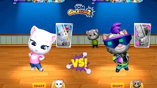 TALKING TOM GOLD RUN 2 FUNNY VIDEO  AND ANGLE vs TOM BROTHER AND RACCOON RUNNING IOS ANDROID GAME [upl. by Suilenroc]