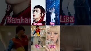 Whos your fav Thai dancer bambam lisa ten natty shorts thailand fyp ytviral dance kpop [upl. by Reinaldos]