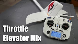 Throttle Elevator mix  Taranis Q X7 [upl. by Lauder]