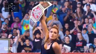 Becky Lynch entrance RAW june 17 2019 [upl. by Alracal]