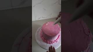 Happy diwali Day 25 calendar whipped cream cake 90 days of improving my cake decoration series [upl. by Plunkett]