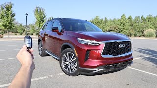 2024 Infiniti QX60 Autograph AWD Start Up Walkaround Test Drive and Review [upl. by Merdith]