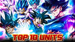 Dragon Ball Legends RANKING THE TOP 10 BEST CHARACTERS IN THE GAME DECEMBER 2023 EDITION [upl. by Ellevehs]