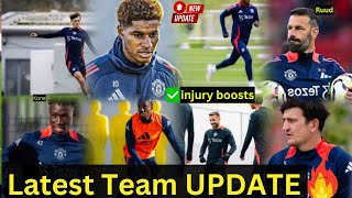 🟢BREAKING ShawYoroRashMartinezUgarteHøjlund🔥🔥Man UTD traininginjury Ahead of LEICESTER CITY📅 [upl. by Xella]