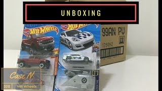 Unboxing  Hot Wheels Case N 2018 [upl. by Nosnek]