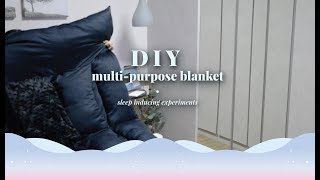 DIY MultiPurpose Blanket with Pockets [upl. by Aieken426]