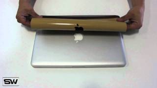 Macbook Air amp Pro Premium Wraps Installation from SlickWraps [upl. by Eanehs]