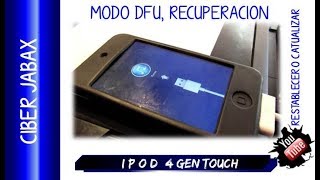 como poner ipod 4 gen en modo DFU [upl. by Oiliduab]