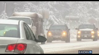 1st significant snowfall coming to the Cascades [upl. by Ekusoyr980]