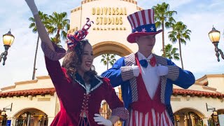 4th of July Crowds 2024 at Universal Studios Hollywood [upl. by Krystyna]