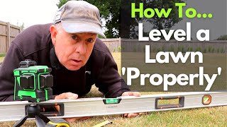 The Step by Step Guide to Levelling Your Lawn [upl. by Atiekan]