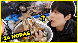 24 HORAS COMIENDO MARISCOS [upl. by Anirav]