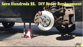 How to Replace Brake Rotors 20072013 Tahoe Silverado Suburban and GMC [upl. by Suedaht]