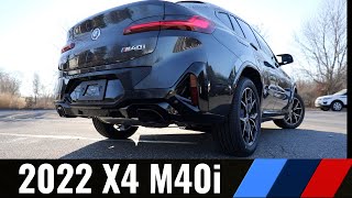 2022 BMW X4 M40i I Revs I Quick Review [upl. by Reinert]