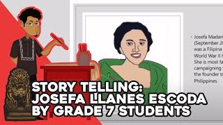 VIDEO STORYTELLING PHILIPPINE HEROES amp PERSONALITIES  JOSEFA LLANES ESCODA [upl. by Drain462]