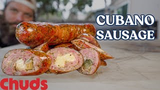 Cubano Sausage  Chuds BBQ [upl. by Schramke]