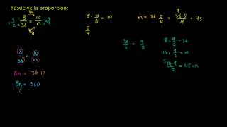 Encontrar una incógnita en una proporción [upl. by Ignatius]