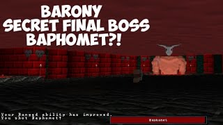 Barony  Lets Play Secret FINAL BOSS Baphomet Also did I just become immortal [upl. by Boniface]