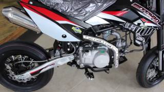 Stomp Pitbikes Motard 140 PitBike  TheVisorShop [upl. by Nesta413]