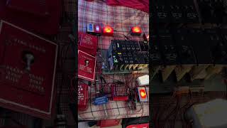 Autocall Interfering Coded Fire Alarm System featuring Simplex 2001 amp 4048 via relay card [upl. by Kristofor]