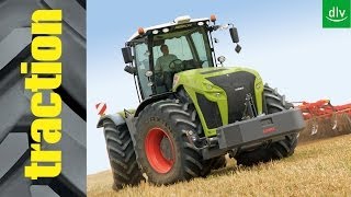 Der neue Claas Xerion 4000 im tractionFahrbericht [upl. by Tymon]