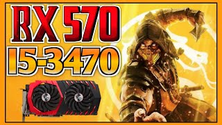 🔥I5 3470 RX 570 4GB Mortal Kombat 11 MAX SETTINGS  Benchmark 2024🔥 [upl. by Notaek]