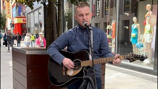 Irish Singer Busking Luke Kelly’s “Raglan Road” in Dublin  Dan McCabe [upl. by Haeli698]