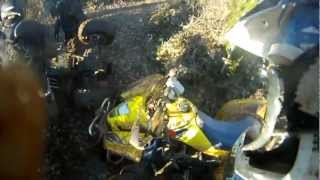 Crash Honda 700 TRX Atv [upl. by Noislla]