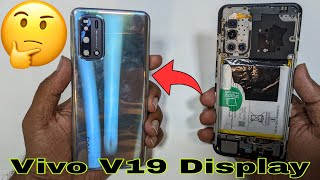 Vivo V19 Display Change Original Fingerprint Sensor Working  how to fix vivo v19 screen AMSHINDI [upl. by Trotta]