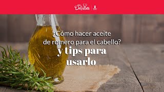 ¿Cómo hacer aceite de romero para el cabello Y tips para usarlo  Cocina Delirante [upl. by Faxon94]