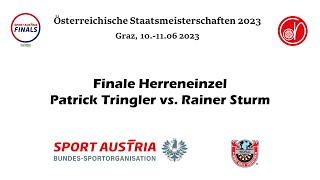 Österreichische StM Darts 2023  Finale Herreneinzel Patrick Tringler vs Rainer Sturm [upl. by Finstad]