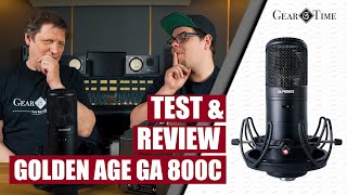 Golden Age Premier GA800 G Test amp Review  Bester Sony C800 G Clone  Gear Time [upl. by Atalanti252]