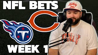 Titans vs Bears Week 1 Bets  NFL Picks With Kyle Kirms [upl. by Ailenroc708]