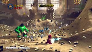 LEGO Marvel Super Heroes  01  Sand Central Station  ALL MINIKITS amp STAN LEE [upl. by Henden339]