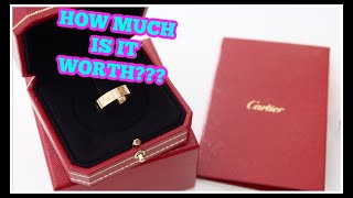 Cartier LOVE ring is very EXPENSIVEis it worth it [upl. by Euqirdor]