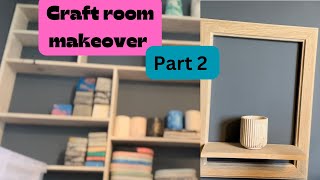 Craft Room Makeover DIY Organization amp Storage Ideas  Craft Space Transformation [upl. by Aromat]