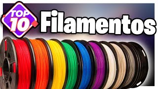 🔥 ¿Cuál es el MEJOR FILAMENTO para imprimir en impresora 3D ➡️Mis TOP 10⬅️ 2021 [upl. by Aiouqahs998]