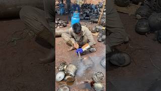 AC compressor Recycle Copper Aluminum  casting skills shorts satisfying viral [upl. by Gnod626]