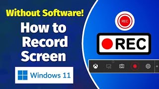 How to screen record in windows 11 without software [upl. by Lerret]