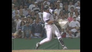 Jose Canseco Home Run Swing Slow Motion 1995122 [upl. by Arbba88]