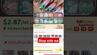 Shop with me on AliExpress Sales and deals shopwithme nails nailstation nailart [upl. by Aiuqal]