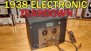 FM IN 1938 The Clough And Brengle FM Electronic Sweep Alignment Tool Teardown [upl. by Hutchings]