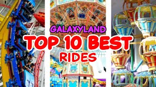 Top 10 rides at Galaxyland  West Edmonton Mall Canada  2022 [upl. by Didier]