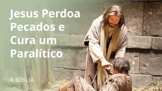 Jesus Perdoa Pecados e Cura um Homem Acometido de Paralisia [upl. by Einad]