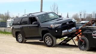 Toyota 4Runner OffRoad Test on Teeter Totter RTI Ramp Rock Crawling [upl. by Merdith]