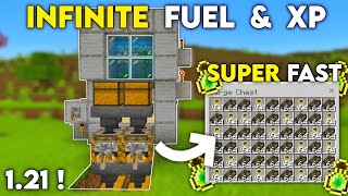 BEST 121 AUTOMATIC KELP XP amp FUEL FARM Tutorial In Minecraft Bedrock MCPEXboxPC [upl. by Rickie]