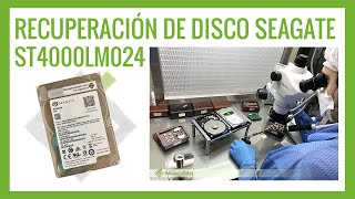 Recuperación de datos de Seagate ST4000LM024 4TB  RecuperoDatoscom [upl. by Devonne110]