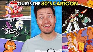 Guess The 80s Cartoons In One Second  React [upl. by Yahc]