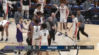 the most bizarre college basketball ending of the year [upl. by Aicilef119]