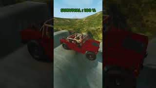 SUV CARS VS POTHOLES  BEAMNG DRIVE  shorts [upl. by Hairym939]